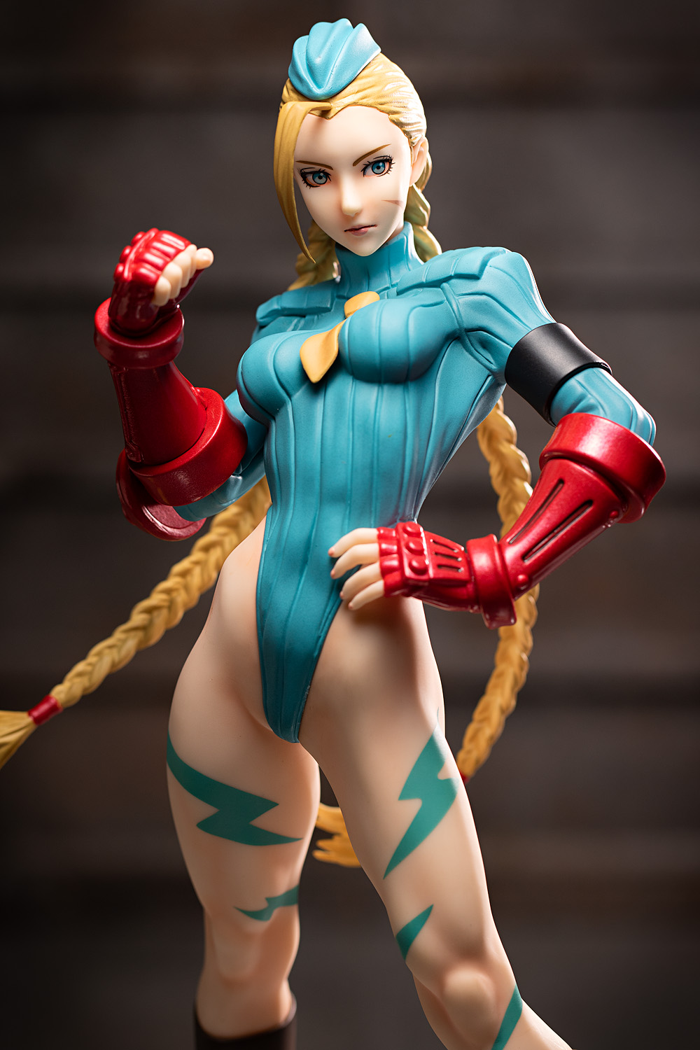 Street Fighter Bishoujo Statue  Cammy Alpha Costume 1/7 PVC figure New No Box 