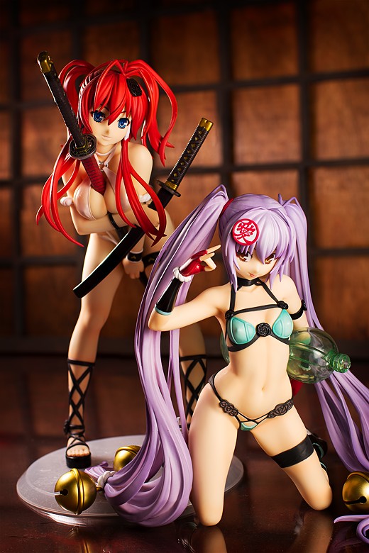 Alter's Yagyu Jubei and Naoe Kanetsugu in swimsuits