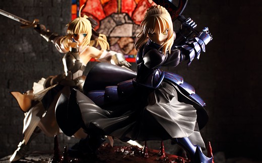 Saber Alter and Saber Lily