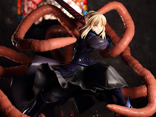 Saber Alter and the tentacle stand