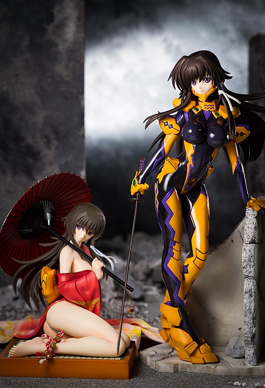 Both Yui Takamura figures from Kotobukiya